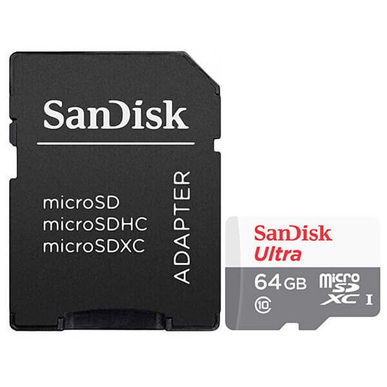 Cartão Sandisk 64gb/100mbs Ultra Microsdxc Uhs-i Cartão Sandisk 64gb/100mbs Ultra Microsdxc Uhs-i