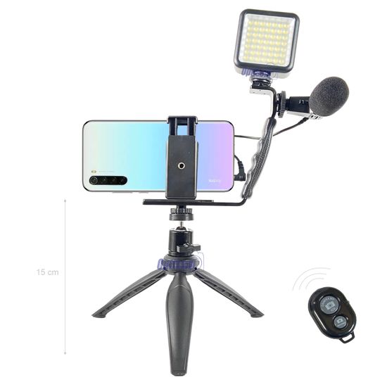 Kit Filmagem Live Greika Celular Profissional Completo Kit Filmagem Live Greika Celular Profissional Completo
