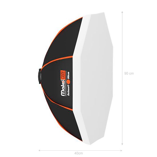 Softbox Octogonal 90cm Spot Mako - Encaixe G4 Bowens Softbox Octogonal 90cm Spot Mako - Encaixe G4 Bowens