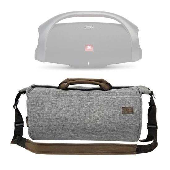 Bolsa Bag Para Caixa De Som Boombox 1 E 2 - Cinza