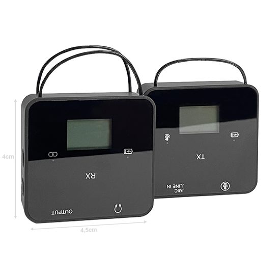 Microfone Sem Fio De Lapela Compacto Go Wireless Prostream Microfone Sem Fio De Lapela Compacto Go Wireless Prostream