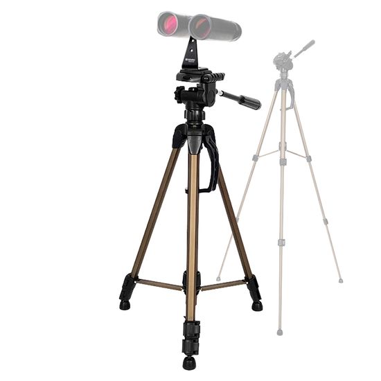 Kit Suporte De Binóculo Com Tripé de 1,50 Metros Greika Kit Suporte De Binóculo Com Tripé de 1,50 Metros Greika