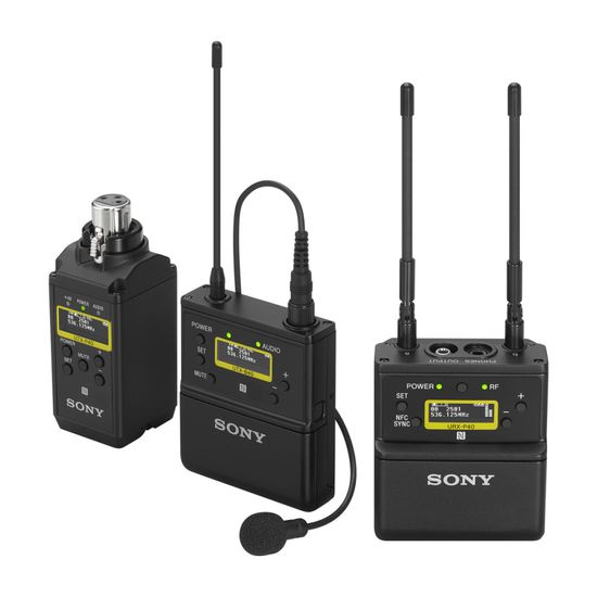 Microfone Sem Fio Sony UWP-D26 Transmissor Lapela + Plug On Microfone Sem Fio Sony UWP-D26 Transmissor Lapela + Plug On