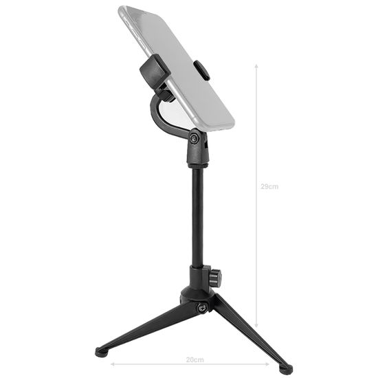 Mini Tripé De Mesa Para Celular + Suporte Ball Head Mini Tripé De Mesa Para Celular + Suporte Ball Head