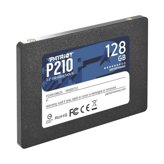 SSD 128GB Patriot P210 520MB/s Sata III 2,5 SSD 128GB Patriot P210 520MB/s Sata III 2,5