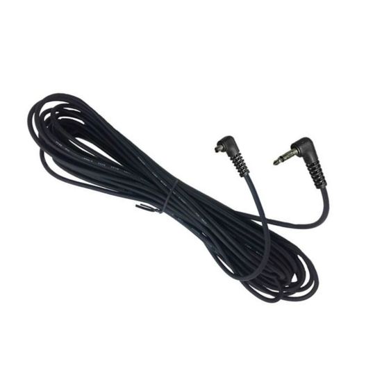 Cabo De Sincronismo Bico Pc P2 Para Flash Tocha - 3 Metros Cabo De Sincronismo Bico Pc P2 Para Flash Tocha - 3 Metros