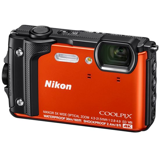 Câmera Nikon Coolpix W300 Wifi Gps À Prova D'água - Laranja Câmera Nikon Coolpix W300 Wifi Gps À Prova D'água - Laranja