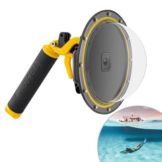 Dome Com Gatilho Para Gopro Hero 8 Telesin 6 Polegadas Dome Com Gatilho Para Gopro Hero 8 Telesin 6 Polegadas