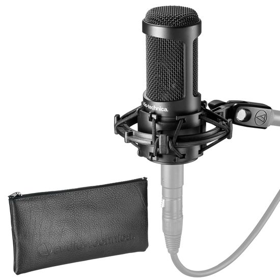 Microfone Condensador Audio-technica At2035 + Suporte Shock-mount Microfone Condensador Audio-technica At2035 + Suporte Shock-mount