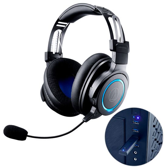 Fone De Ouvido Headset Sem Fio Audio-technica Gamer ATH-G1WL Para Xbox Ps4 Pc Fone De Ouvido Headset Sem Fio Audio-technica Gamer ATH-G1WL Para Xbox Ps4 Pc