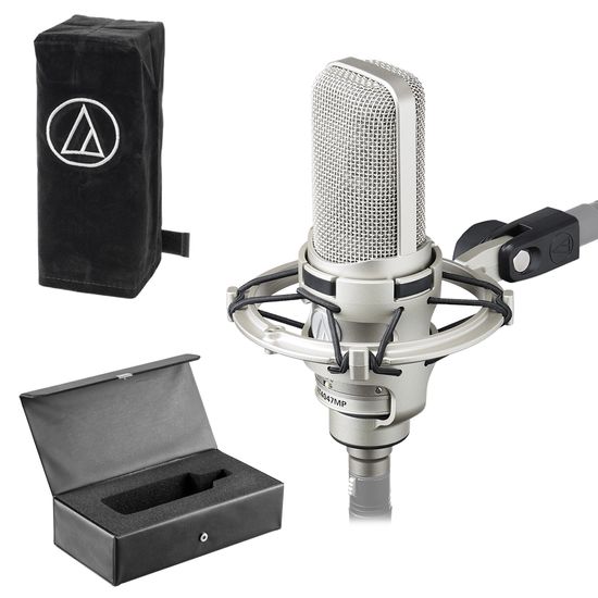 Microfone Condensador Audio-technica Multi-Polár AT4047MP + Suporte Shock Mount Microfone Condensador Audio-technica Multi-Polár AT4047MP + Suporte Shock Mount