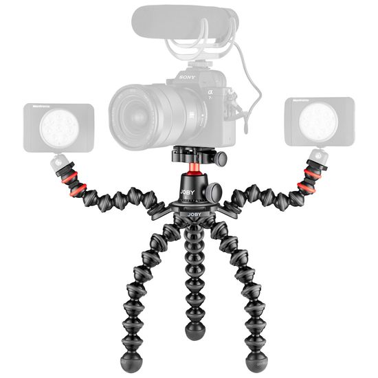 Tripé Gorillapod Flexível Com Ball Head Para Dslr E Acessórios - Joby 3k Pro Rig Tripé Gorillapod Flexível Com Ball Head Para Dslr E Acessórios - Joby 3k Pro Rig