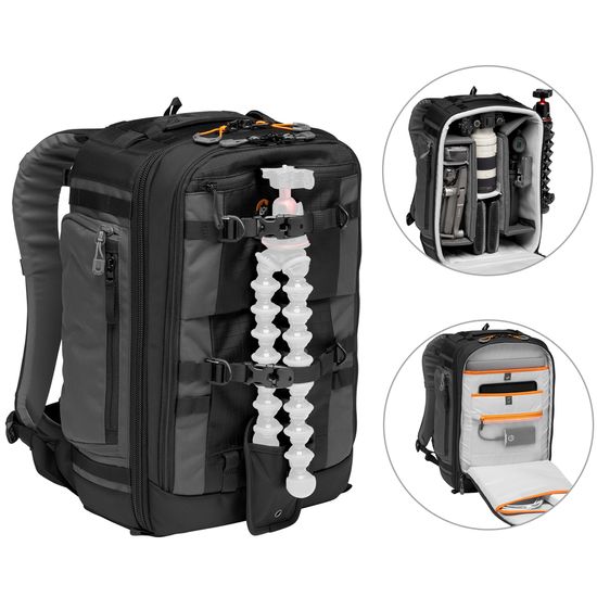Mochila Lowepro Pro Trekker 350 Aw Ii Para Câmeras, Acessórios E Notebook - Preta Mochila Lowepro Pro Trekker 350 Aw Ii Para Câmeras, Acessórios E Notebook - Preta