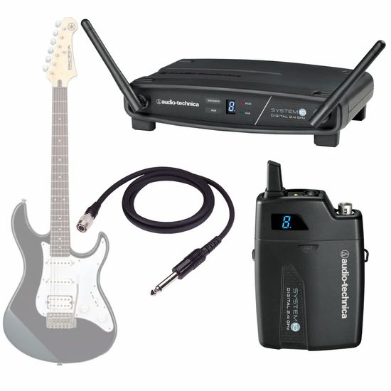 Transmissor E Receptor Digital Sem Fio Para Guitarra Audio Technica Atw 1101g Transmissor E Receptor Digital Sem Fio Para Guitarra Audio Technica Atw 1101g