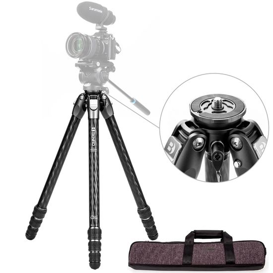 Tripé De Viagem Benro Tortoise Ttor34clv Em Fibra De Carbono - Até 20kg Tripé De Viagem Benro Tortoise Ttor34clv Em Fibra De Carbono - Até 20kg