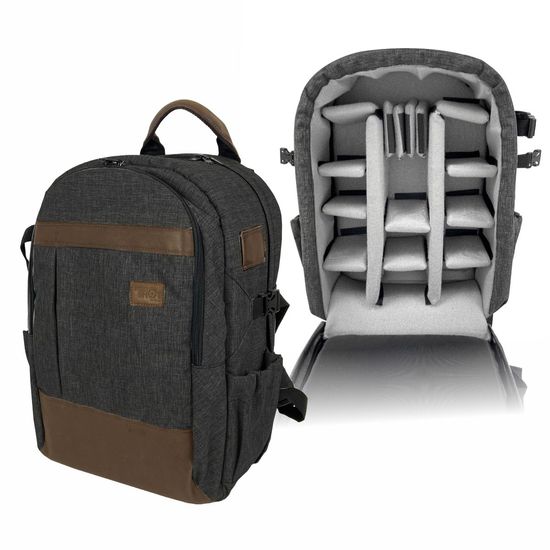 Mochila Fotográfica para Cameras Lentes Notebook Optibag Grafite Mochila Fotográfica para Cameras Lentes Notebook Optibag Grafite