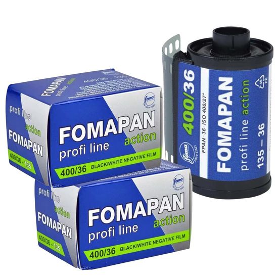 Kit 2 Filmes 35mm Preto E Branco 36 Poses Iso 400 Fomapan Action Kit 2 Filmes 35mm Preto E Branco 36 Poses Iso 400 Fomapan Action