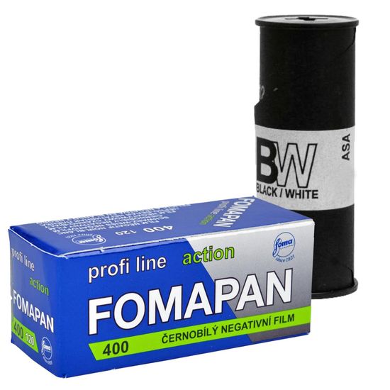 Filme 120 Preto e Branco Médio Formato ISO 400 Fomapan Action Filme 120 Preto e Branco Médio Formato ISO 400 Fomapan Action