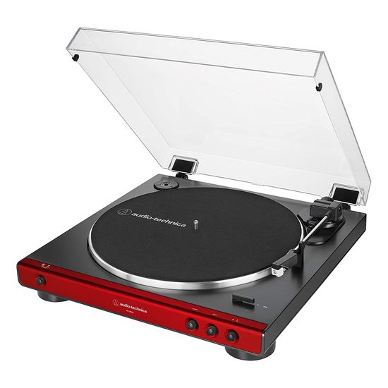 Toca Discos Vinil Audio Technica At-lp60x Automático Red Toca Discos Vinil Audio Technica At-lp60x Automático Red