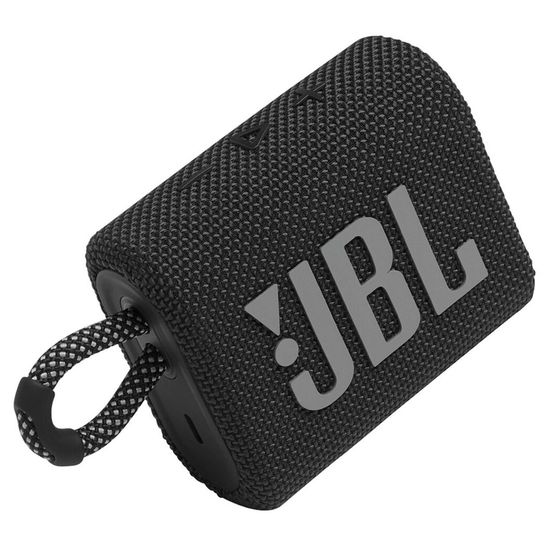 Caixa De Som Jbl Go 3 À Prova D'água Bluetooth Preta Caixa De Som Jbl Go 3 À Prova D'água Bluetooth Preta