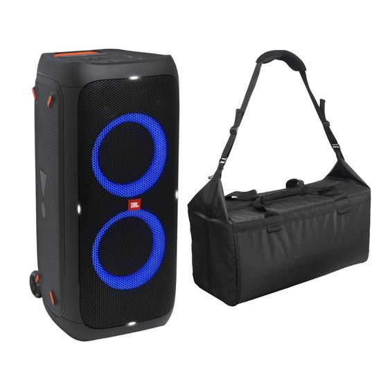 Caixa De Som Bluetooth Jbl Partybox 310 Rgb Sem Fio + Bolsa Caixa De Som Bluetooth Jbl Partybox 310 Rgb Sem Fio + Bolsa