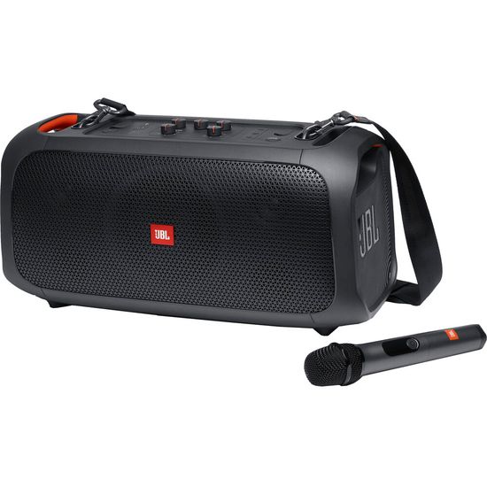 Caixa De Som Bluetooth Jbl Partybox On The Go + Microfone Caixa De Som Bluetooth Jbl Partybox On The Go + Microfone
