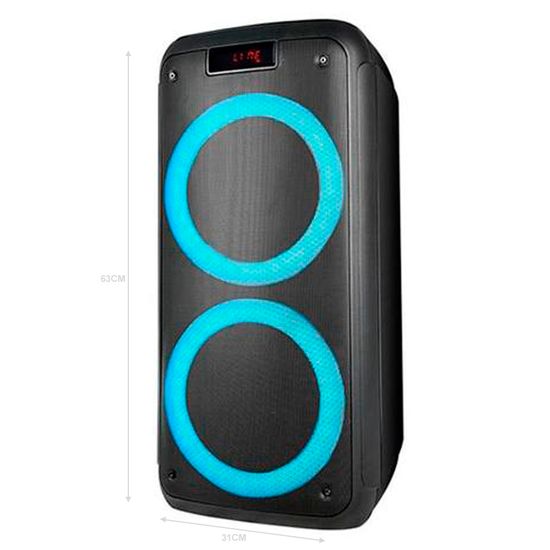 Caixa De Som Pulsebox Rgb Aux/usb Bluetooth Pulse 1000w Caixa De Som Pulsebox Rgb Aux/usb Bluetooth Pulse 1000w