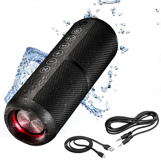 Caixa De Som Bluetooth À Prova D'água 20w Rgb - Pulse Wave 2 Caixa De Som Bluetooth À Prova D'água 20w Rgb - Pulse Wave 2