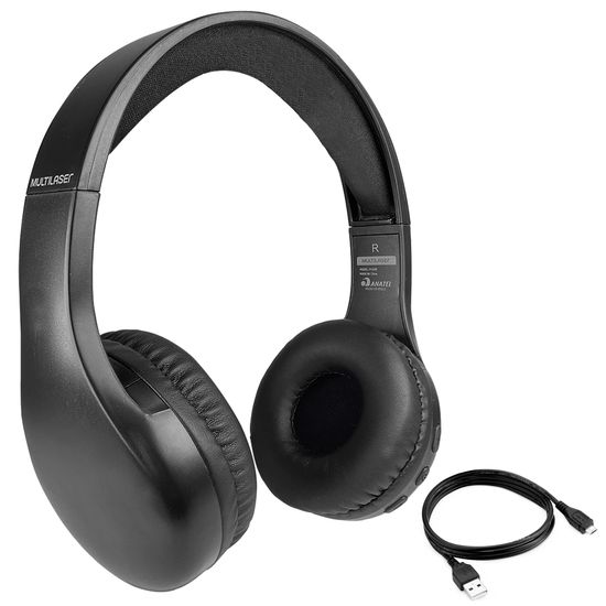 Fone De Ouvido Headphone Bluetooth Com Microfone Integrado Multilaser - Ph308 Joy Fone De Ouvido Headphone Bluetooth Com Microfone Integrado Multilaser - Ph308 Joy