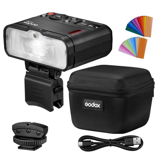 Flash Macro Godox Mf12 Ttl Com Rádio Flash Embutido E Luz De Modelagem Flash Macro Godox Mf12 Ttl Com Rádio Flash Embutido E Luz De Modelagem