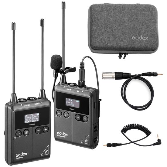 Microfone Sem Fio De Lapela Godox Para Smartphones, Câmeras E Filmadoras - Wmic S1 Microfone Sem Fio De Lapela Godox Para Smartphones, Câmeras E Filmadoras - Wmic S1