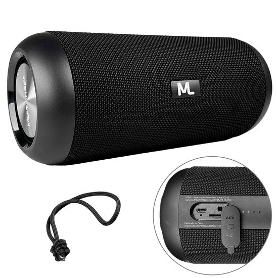 Caixa De Som Bluetooth Portátil Multilaser Mega, Tws E Hands-free 30w Rms Caixa De Som Bluetooth Portátil Multilaser Mega, Tws E Hands-free 30w Rms