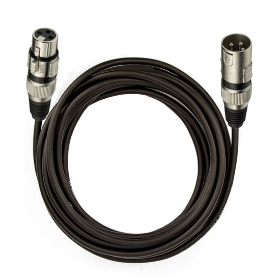 Cabo De Microfone Blindado Xlr Macho Fêmea 5 Metros Cabo De Microfone Blindado Xlr Macho Fêmea 5 Metros