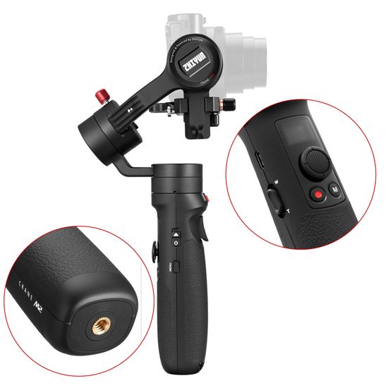 Estabilizador Eletrônico Gimbal Zhiyun Crane M2 Para Câmeras E Celulares -  Optisom