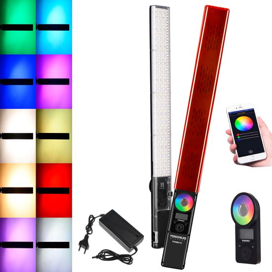 Bastão De Led Rgb Yongnuo Yn360iii Com Controle Sem Fio E Touchscreen + Fonte Bastão De Led Rgb Yongnuo Yn360iii Com Controle Sem Fio E Touchscreen + Fonte
