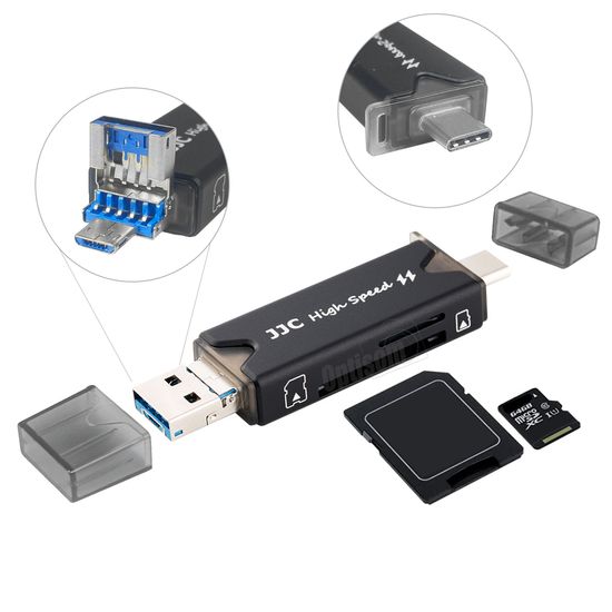 Leitor De Cartão Sd Micro Sd 3 Em 1 Para Celular Computador Tablet Usb 3.0 Micro Usb E Usb-c Leitor De Cartão Sd Micro Sd 3 Em 1 Para Celular Computador Tablet Usb 3.0 Micro Usb E Usb-c
