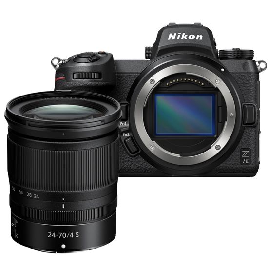 Kit Câmera Nikon Z7 Ii Fullframe 45.7mp 4k60 + Lente 24-70mm F/4 Kit Câmera Nikon Z7 Ii Fullframe 45.7mp 4k60 + Lente 24-70mm F/4