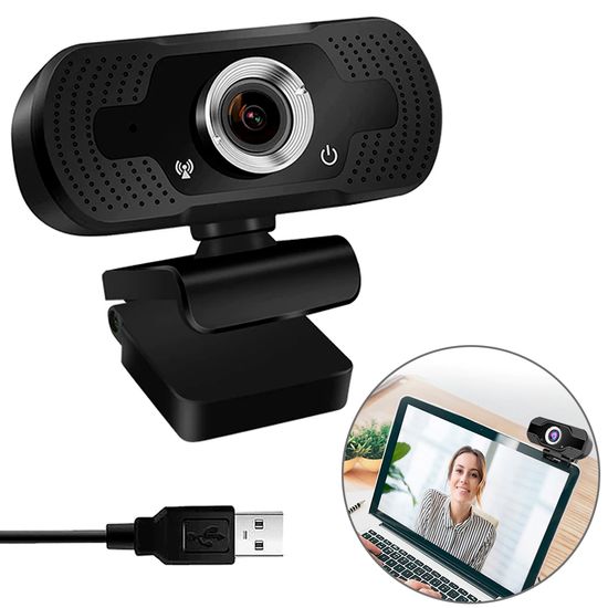 Câmera Webcam Full Hd 1080p Com Microfone Embutido Para Computador - Vivitar Câmera Webcam Full Hd 1080p Com Microfone Embutido Para Computador - Vivitar