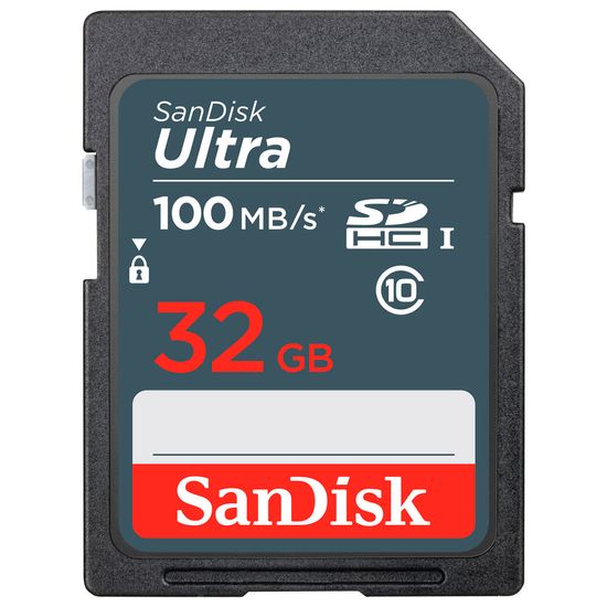 Cartão De Memória Sandisk 32gb 100mb/s Ultra Sdhc Uhs-i Cartão De Memória Sandisk 32gb 100mb/s Ultra Sdhc Uhs-i