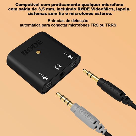 Additive reins Feel bad Interface De Áudio Canal Duplo Rode Ai-micro Ultracompacto  Usb/usb-c/lightning - Amor pela Fotografia