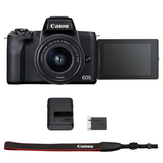 Câmera Canon Mirrorless M50 Mark Ii 24.1mp 4k Wifi Kit Lente 15-45mm Câmera Canon Mirrorless M50 Mark Ii 24.1mp 4k Wifi Kit Lente 15-45mm