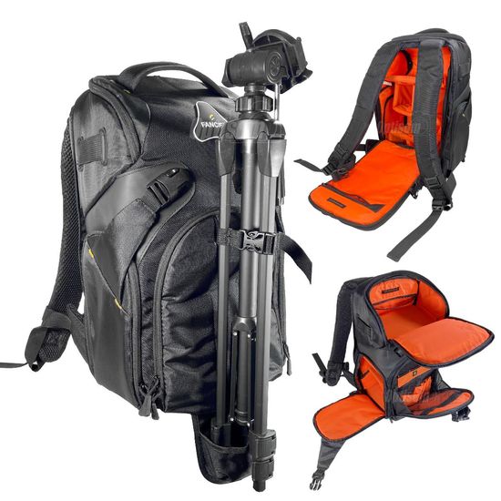 Mochila para Camera Fotografica Lente Tripé Fancier Kingkong30 + Capa de Chuva Mochila para Camera Fotografica Lente Tripé Fancier Kingkong30 + Capa de Chuva