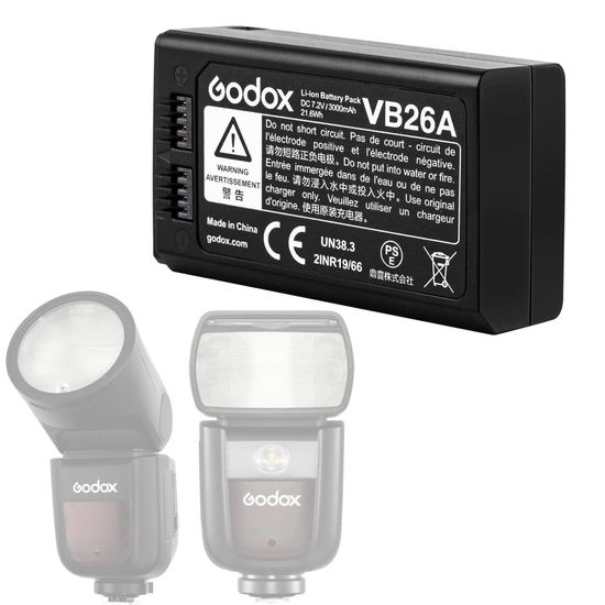 Bateria Recarregável Godox Vb26A Para Flash Godox V1 E V860 Iii Bateria Recarregável Godox Vb26A Para Flash Godox V1 E V860 Iii