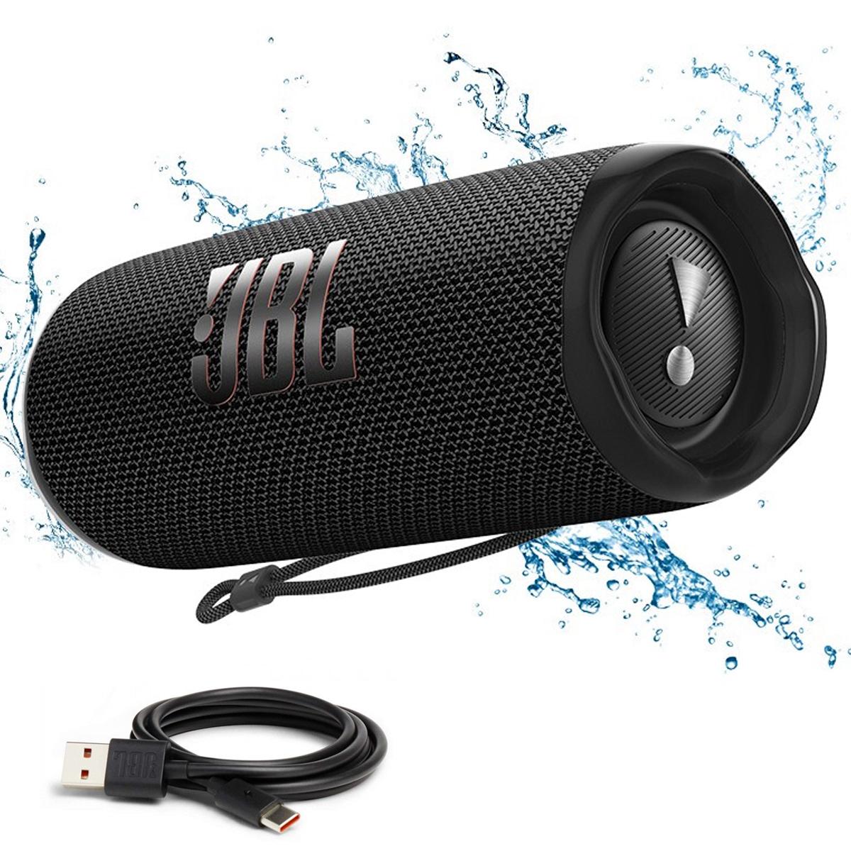 Caixa De Som Jbl Flip 6 Bluetooth Portátil Prova D'água - Preta - Amor pela Fotografia