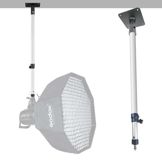 Suporte Haste De Teto Robusto Para Softbox Flash Estúdio Mako 166 Cm Suporte Haste De Teto Robusto Para Softbox Flash Estúdio Mako 166 Cm