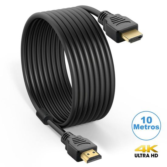 Cabo Hdmi 10 Metros 4k 3d Com Filtro Mxt Cabo Hdmi 10 Metros 4k 3d Com Filtro Mxt