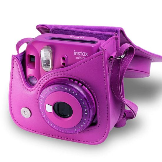 Bolsa Case Original Fujifilm Para Instax Mini 9 Roxo Açaí Bolsa Case Original Fujifilm Para Instax Mini 9 Roxo Açaí