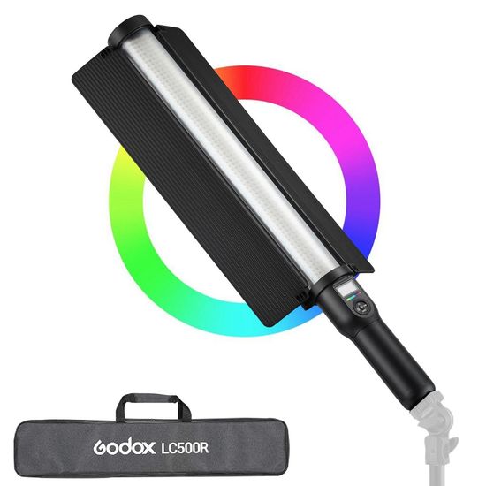 Bastão De Luz Led Rgb Bicolor 23w Lc500r Godox + Bolsa Bastão De Luz Led Rgb Bicolor 23w Lc500r Godox + Bolsa