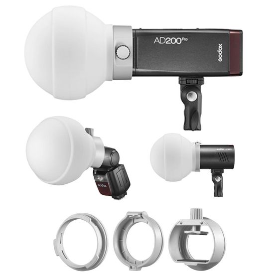 Softbox Difusor Mini Dome 15cm Godox Ml-cd15 Para Flash Cabeça Redonda E Retangular Softbox Difusor Mini Dome 15cm Godox Ml-cd15 Para Flash Cabeça Redonda E Retangular