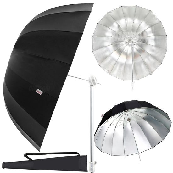 SOMBRINHA-GODOX-UBL1-PARABOLICA-PRETA-prata SOMBRINHA-GODOX-UBL1-PARABOLICA-PRETA-prata